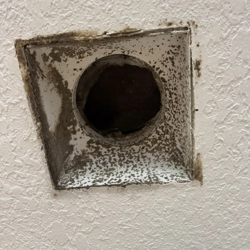 Ceiling Register Cleaning before service
