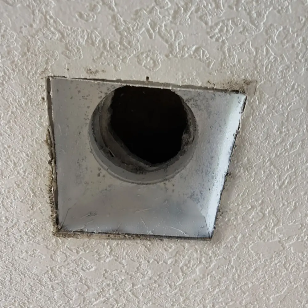 Ceiling Register Cleaning after service